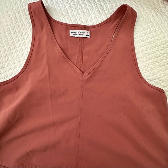 Vanilla Star Athleisure Two Piece Summer Set in Mauve Sz M - Picture 2 of 8